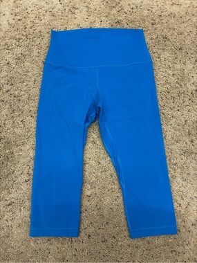 Turquoise lululemon athletica Bright Women's Capri Leggings